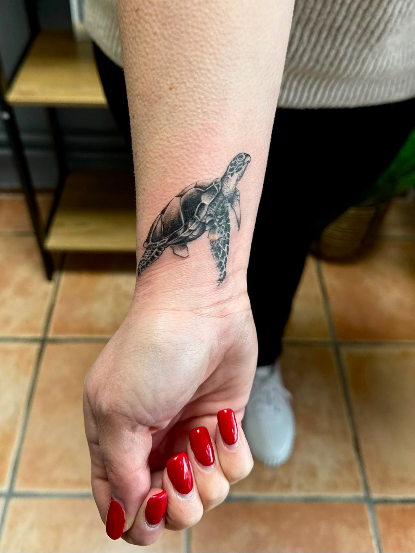 Cover-up · Handgelenk – nachher