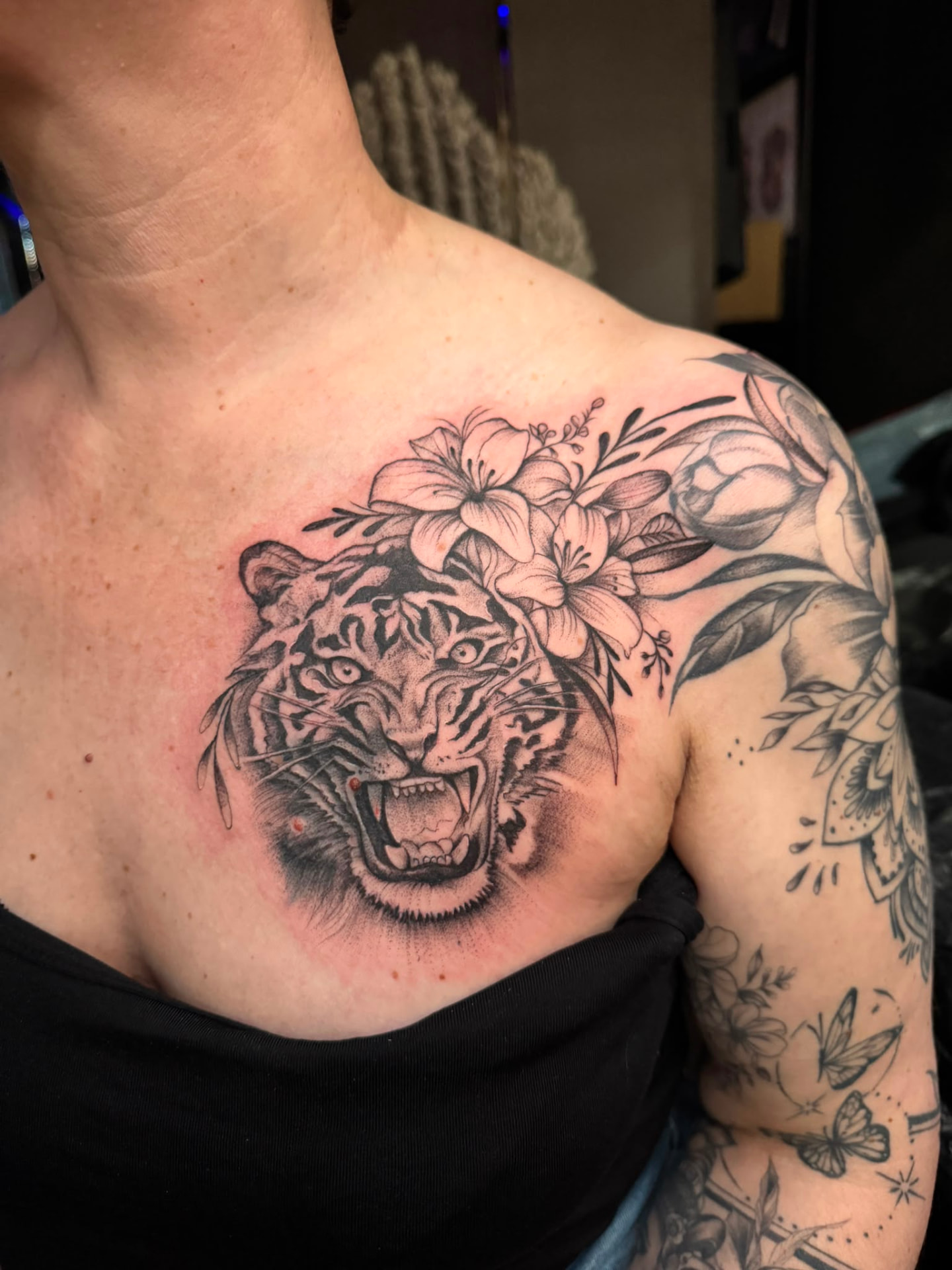 Cover-up · Brust – nachher