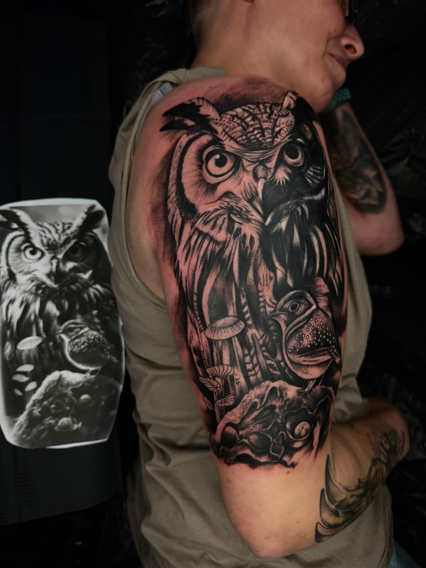 Cover-up · Oberarm – nachher