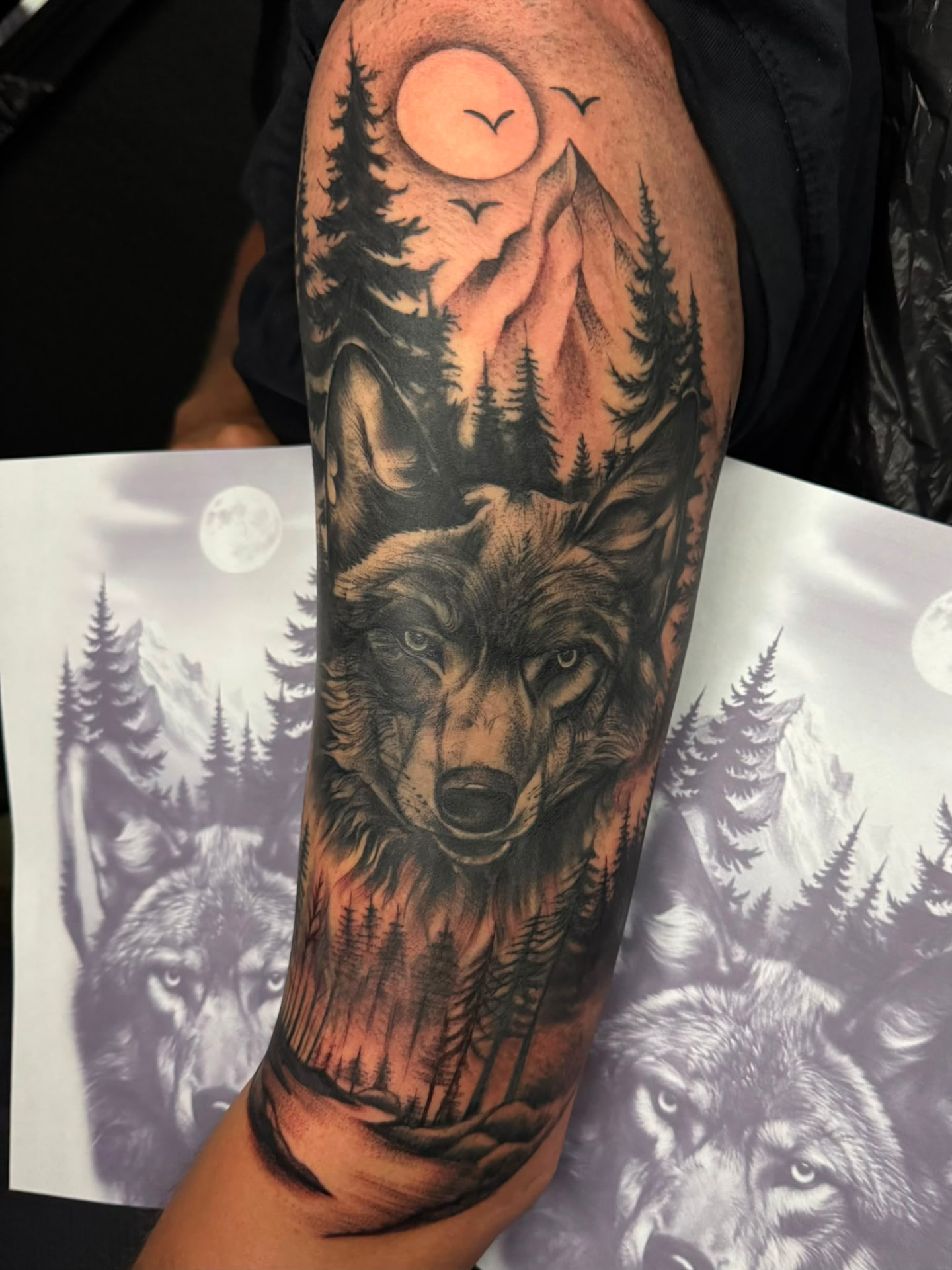 Cover-up · Oberarm – nachher