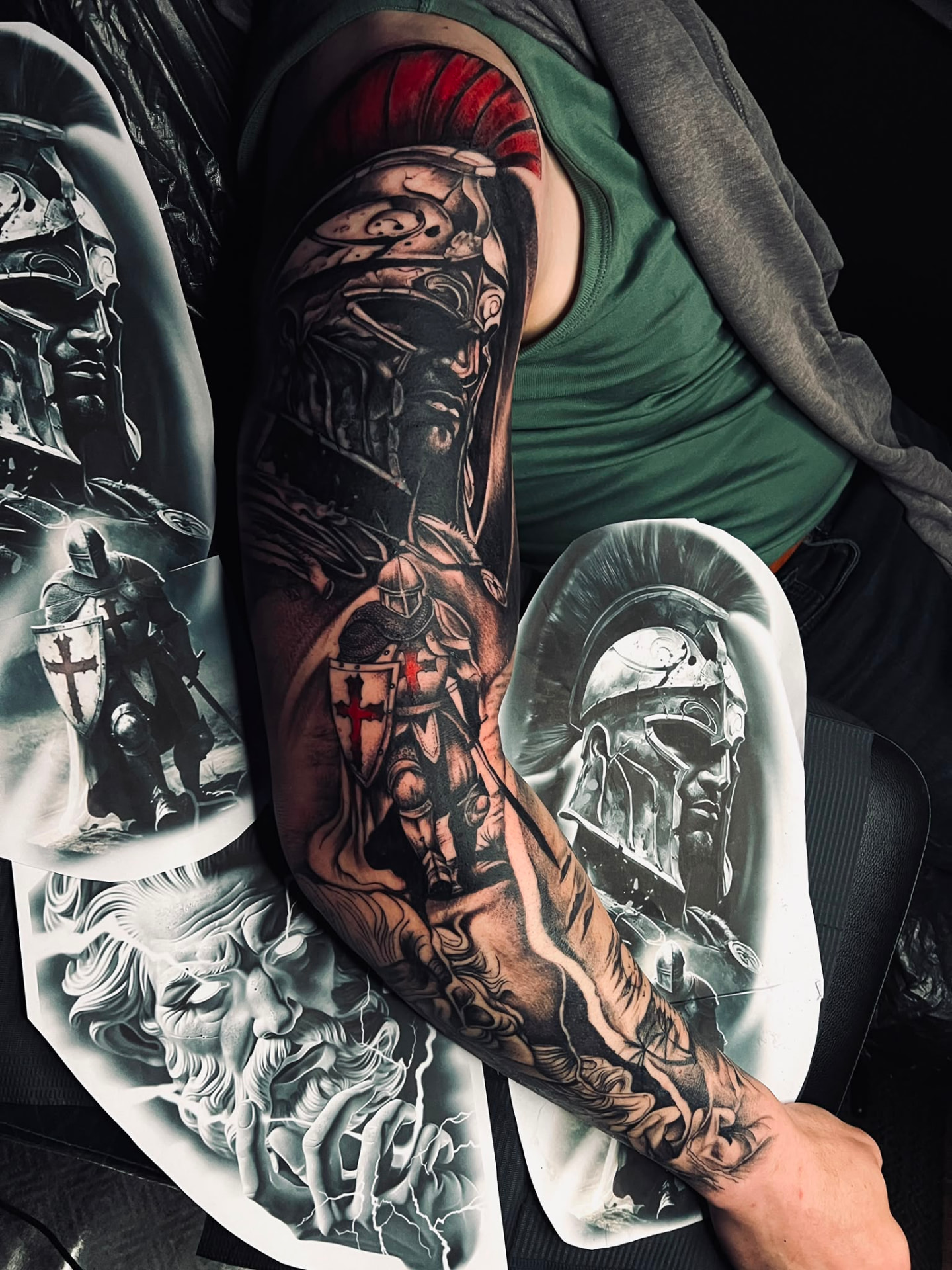 Cover-up · Oberarm – nachher